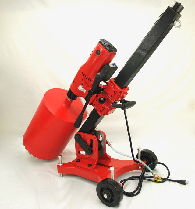 BLUEROCK 12Z1 LRBT/S Concrete Core Drill w/ Tilting Stand & Large Rolling Base