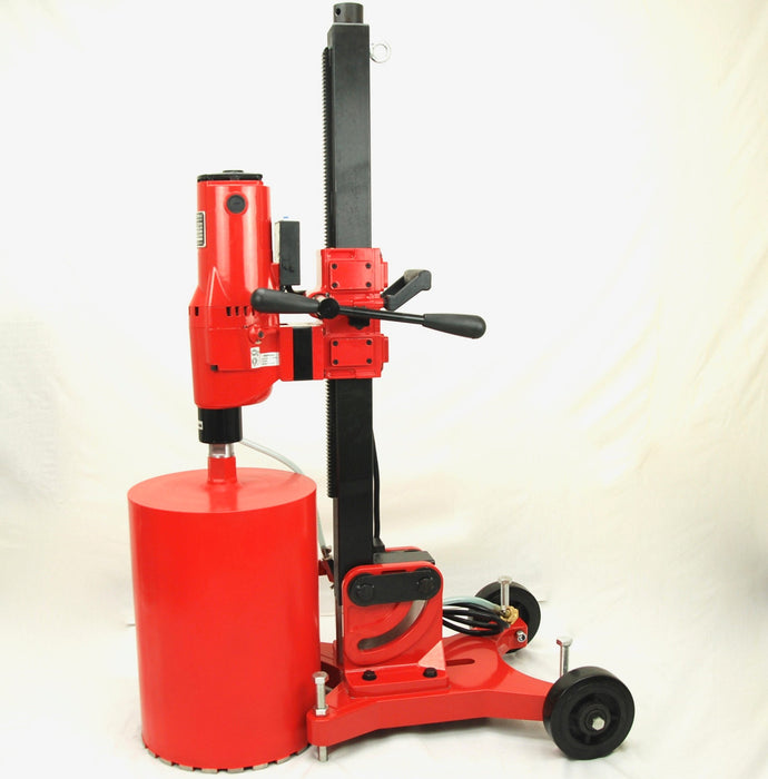 REFURBISHED BLUEROCK 12Z1 LRBT/S Concrete Core Drill w/ Tilting Stand & Large Rolling Base