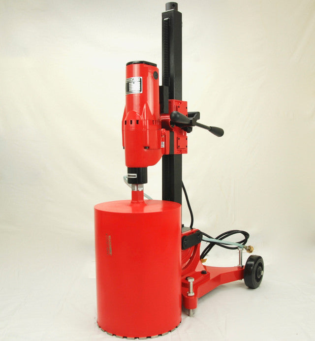 BLUEROCK 12Z1 LRBT/S Concrete Core Drill w/ Tilting Stand & Large Rolling Base