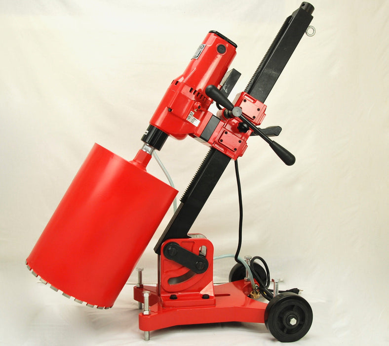 BLUEROCK 12Z1 LRBT/S Concrete Core Drill w/ Tilting Stand & Large Rolling Base