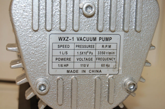 BLUEROCK Vacuum Pump 110v for Concrete Coring Drill Vacuum Base