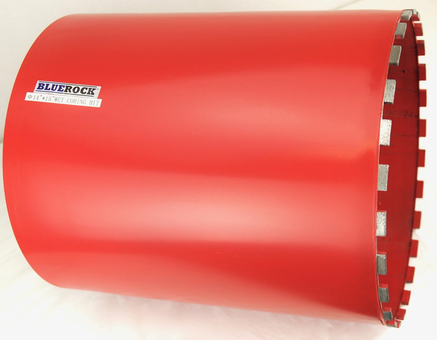 Refurbished BLUEROCK 14" Diamond WET Coring Bit For Concrete Core Drills