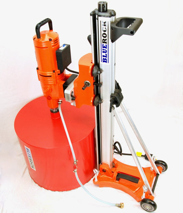 BLUEROCK 20Z1 T/S 220v Large Capacity Concrete Core Drill w/ Tilting Stand & Rolling Base