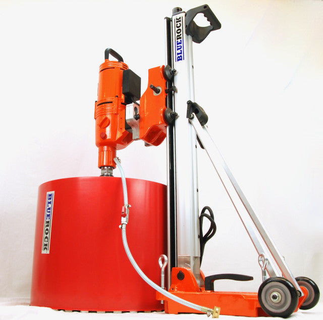 BLUEROCK 20Z1 T/S 220v Large Capacity Concrete Core Drill w/ Tilting Stand & Rolling Base