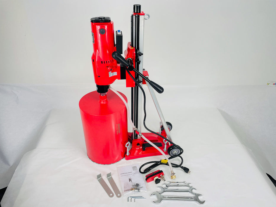 BLUEROCK 12Z1 T/S Concrete Core Drill w/ Tilting Stand & Vacuum Pump - PACKAGE DEAL